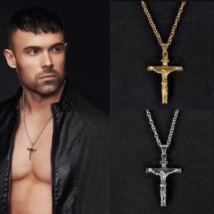 Christian Pendant Necklace Men Fashion
