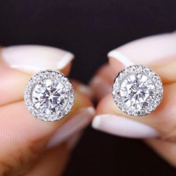 Luxury 925 Sterling Silver Earrings - Image 2