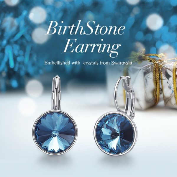 Earrings Embellished with Crystals from Swarovski - Image 2