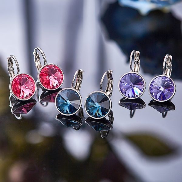 Earrings Embellished with Crystals from Swarovski - Image 3