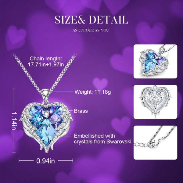 Silver Color Necklace Embellished with Crystals from Swarovski - Image 4