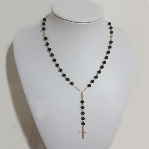 Christian  Handmade Necklace Rosary - Image 2