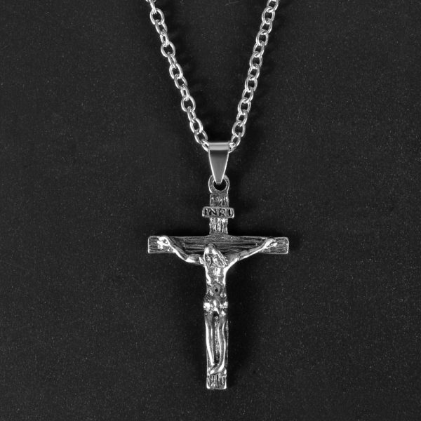 Christian Pendant Necklace Men Fashion - Image 2