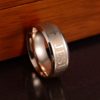 Black Rose Gold Stainless Steel Jesus Ring - Image 4