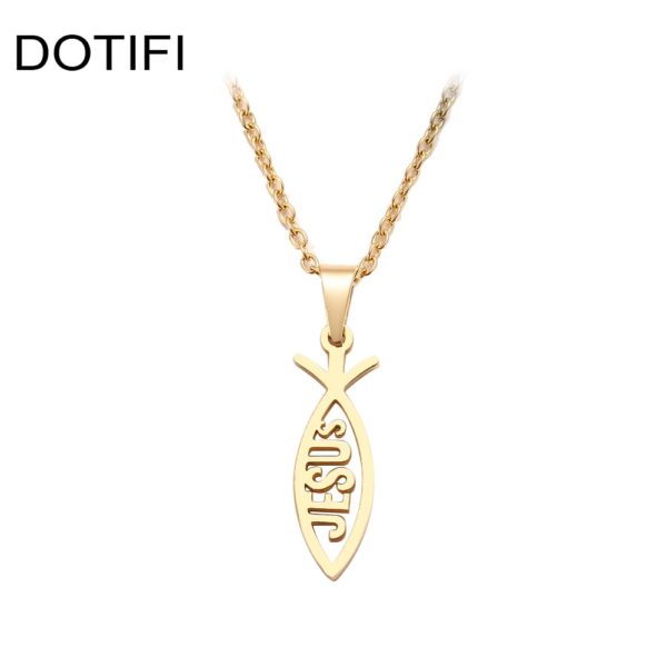 Jesus Fish Necklace - Image 2