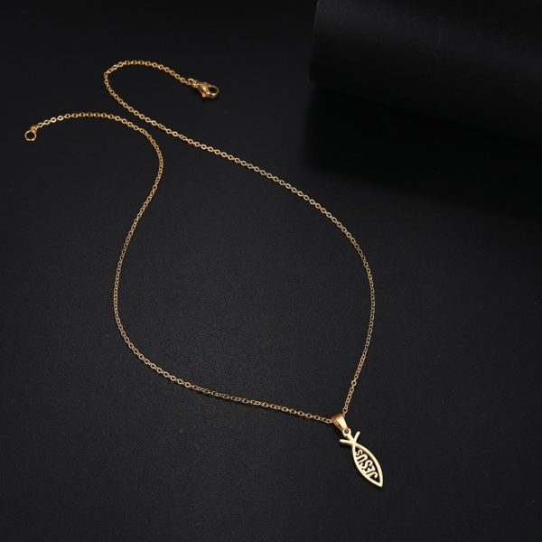 Jesus Fish Necklace - Image 4