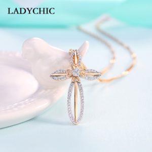 Elegance Cross Pendant Necklace