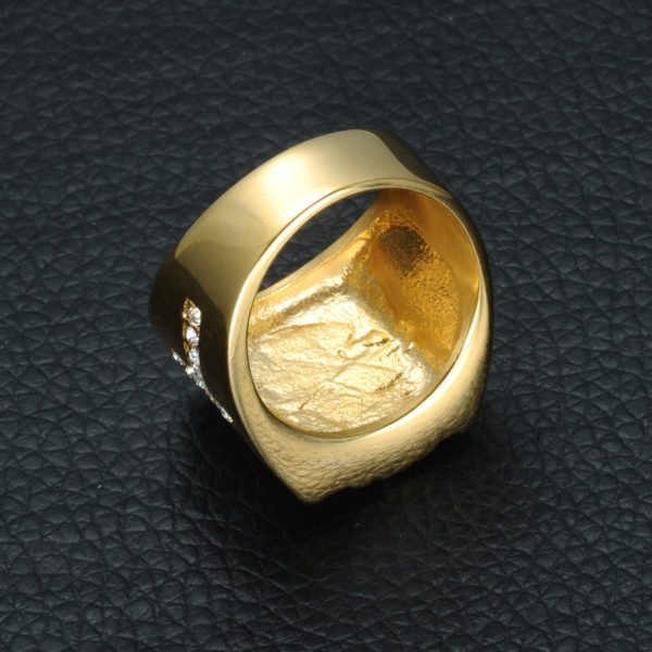 Jesus Cross White Cubic Zirconia Ring for Men - Image 4
