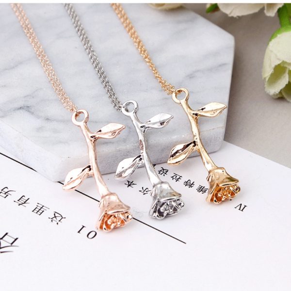 Collier Pink Gold Necklace - Image 5