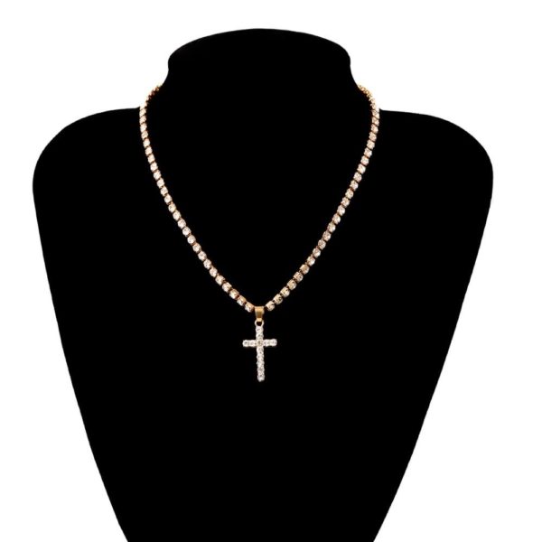 Crystal Cross Necklace - Image 5