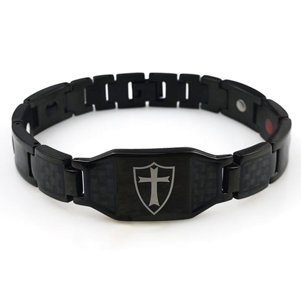 High Quality Stainless Steel Cross Bracelet - Image 2