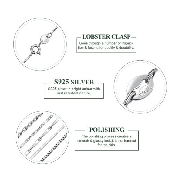 925 Sterling Silver Necklace - Image 4