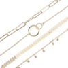 Bohemian Gold Color Metal Bracelet Set - Image 5