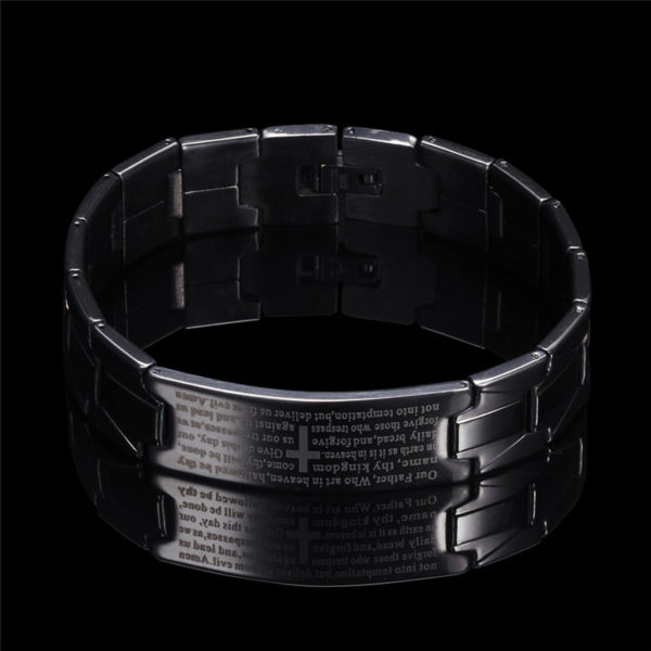 Men's Bracelets Christian Cross Stainless Steel - Image 5