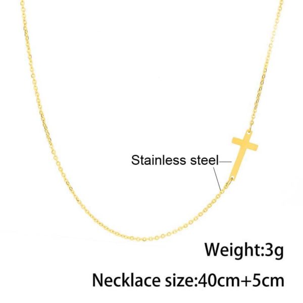 Fashion Cross Pendant Necklace - Image 3