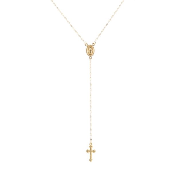 Vintage Gold/Rose Cross Bohemia Style - Image 2
