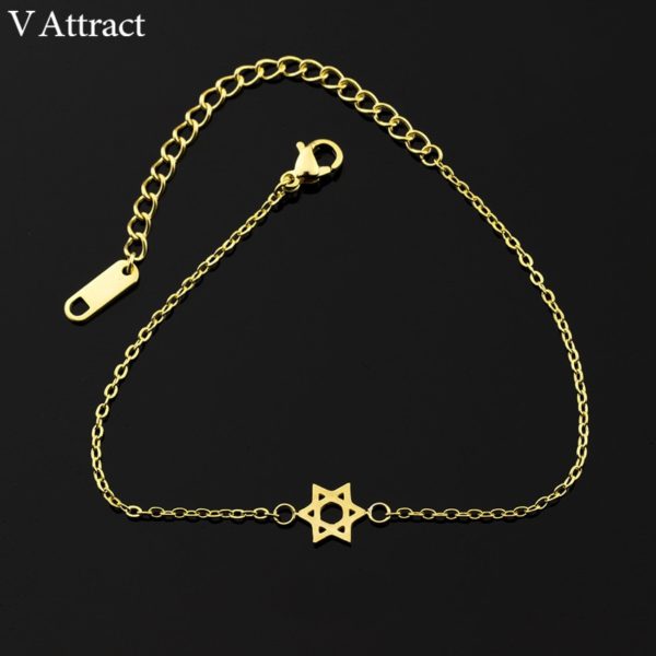 Vintage Star Of David Charm Bracelet - Image 4