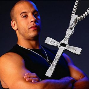 Punk Cross  Man Pendant