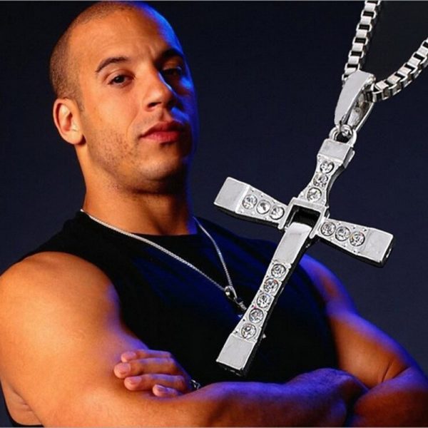 Punk Cross  Man Pendant