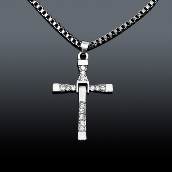 Christian Cross Alloy NecklaceCar Pendant - Image 4