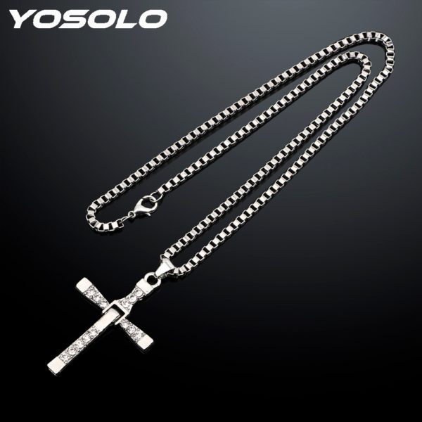 Christian Cross Alloy NecklaceCar Pendant