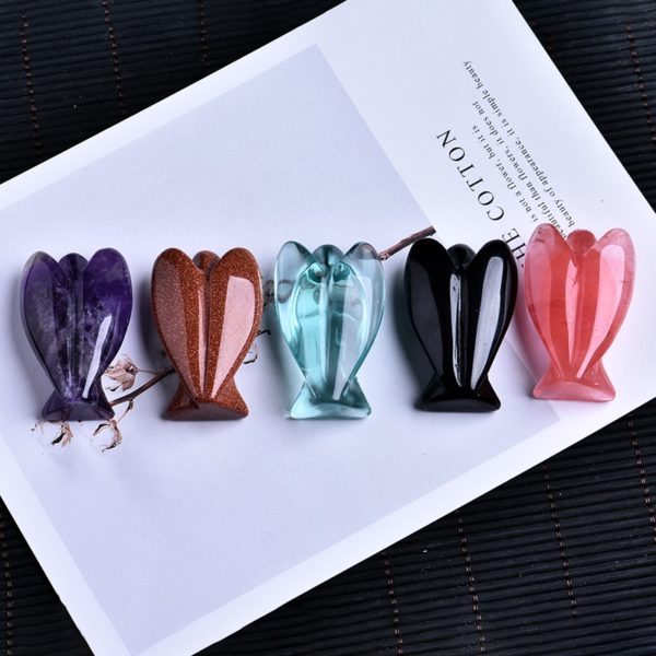 natural amethyst crystal jewelry guardian angel - Image 2
