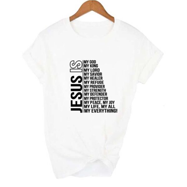 Jesus Is My God King Vintage Tops - Image 3