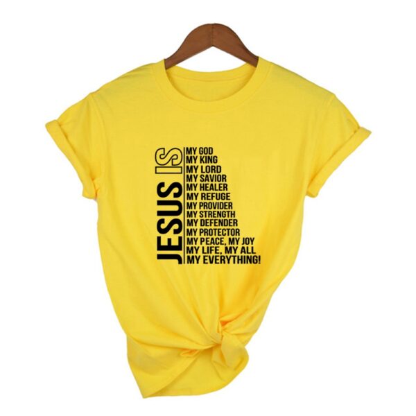 Jesus Is My God King Vintage Tops - Image 4