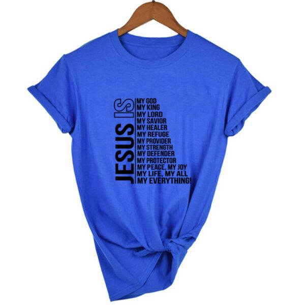 Jesus Is My God King Vintage Tops - Image 6