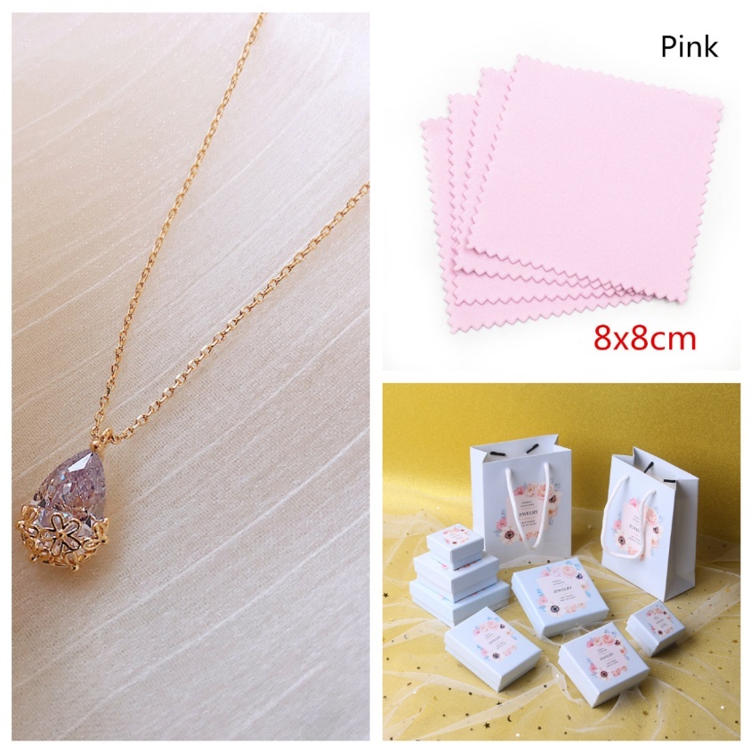 Crystal Water-Drop Pendant Necklace - Image 7