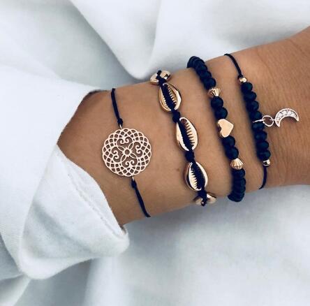 Bead Chain Bracelet Set Anklet - Image 5