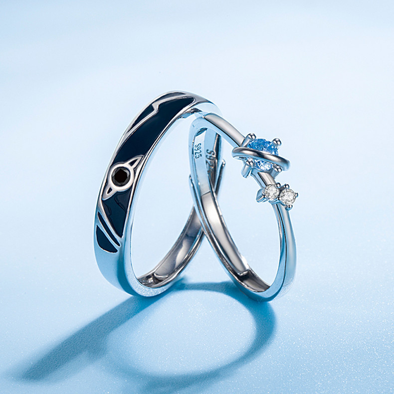 Dream Planet Couple Rings Fashion Rings Men And - Image 7