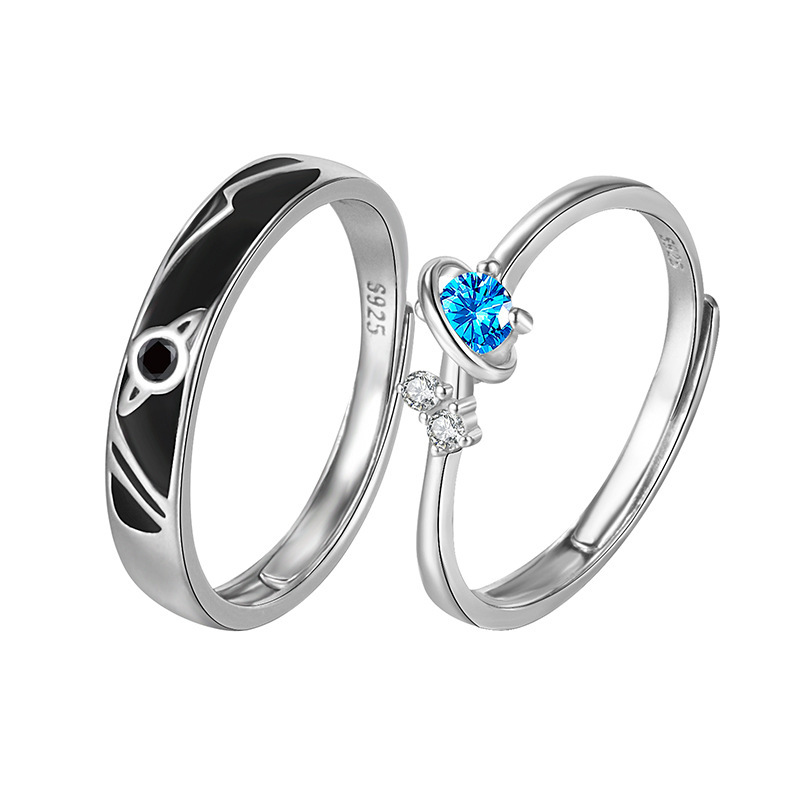 Dream Planet Couple Rings Fashion Rings Men And - Image 5