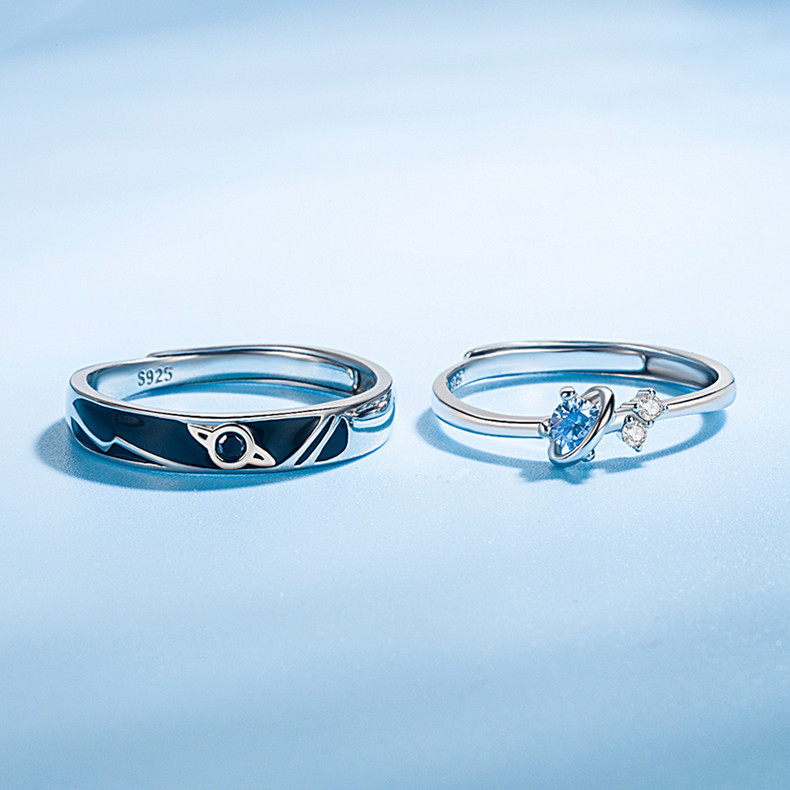 Dream Planet Couple Rings Fashion Rings Men And - Image 6