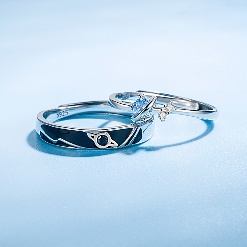 Dream Planet Couple Rings Fashion Rings Men And - Image 8