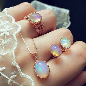 Dazzling Gemstone Jewelry Set