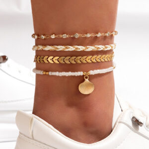 Bohemian Woven Rope Anklet Set
