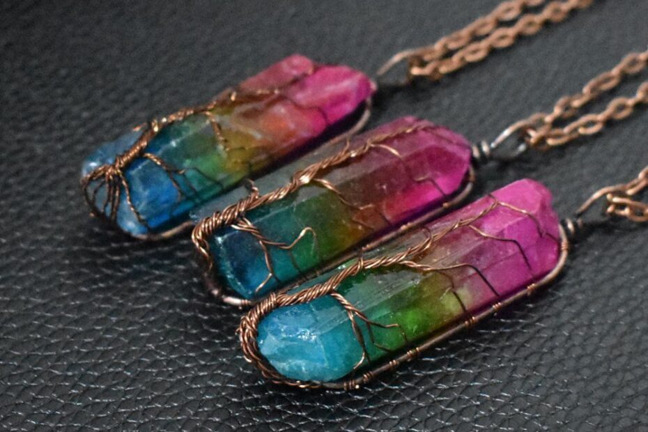Tree of Life Crystal Pendant