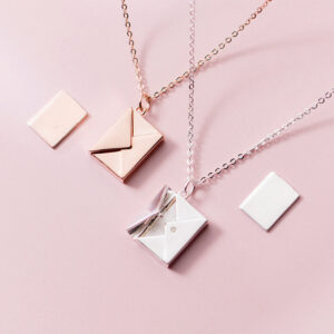 Envelop Necklace Lover Letter Pendant Best Gifts